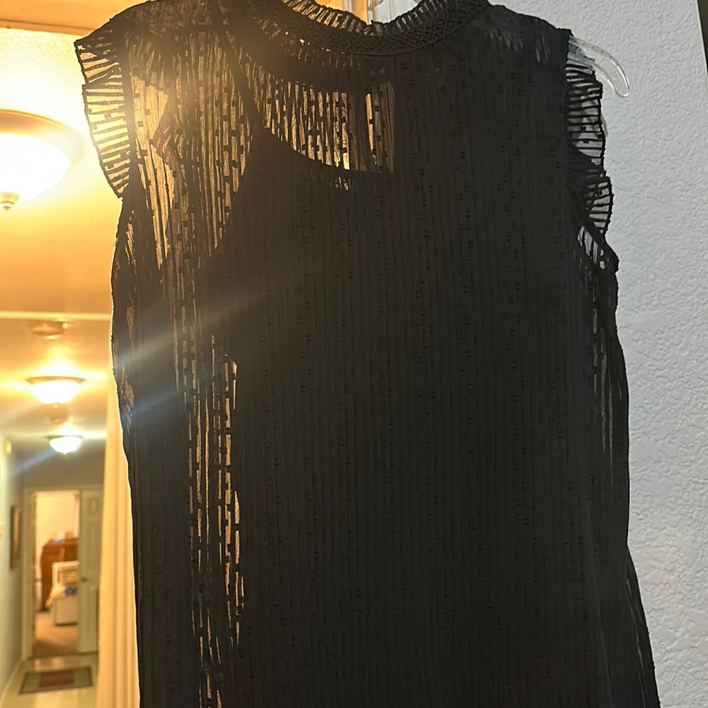 Adrianna Papell top size small black